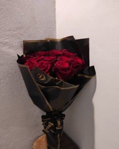 Kırmızı Güllü Buket 2