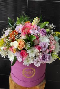 Süet Kutuda Kır Çiçekleri